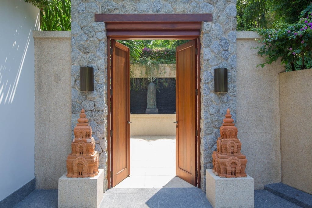 villa chanjar entrance
