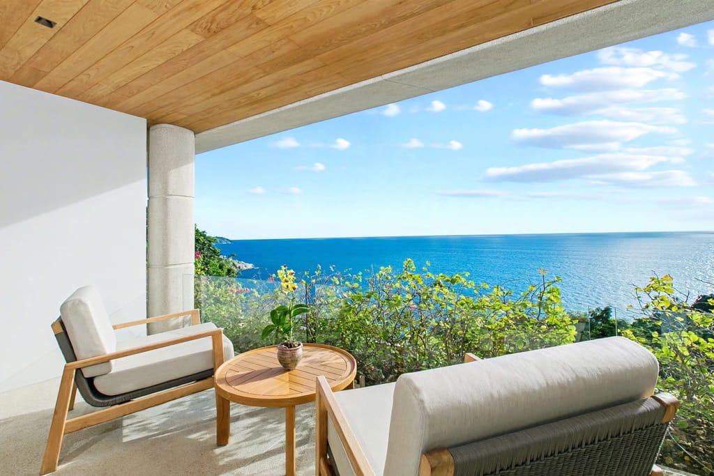 room #2 guest bedroom 1 villa cascade bedroom balcony room 1