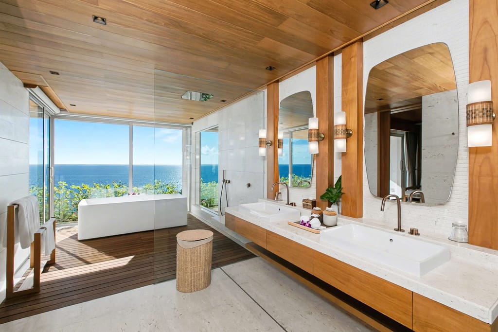 room #3 guest bedroom 2 villa cascade ensuit bathroom sapcious