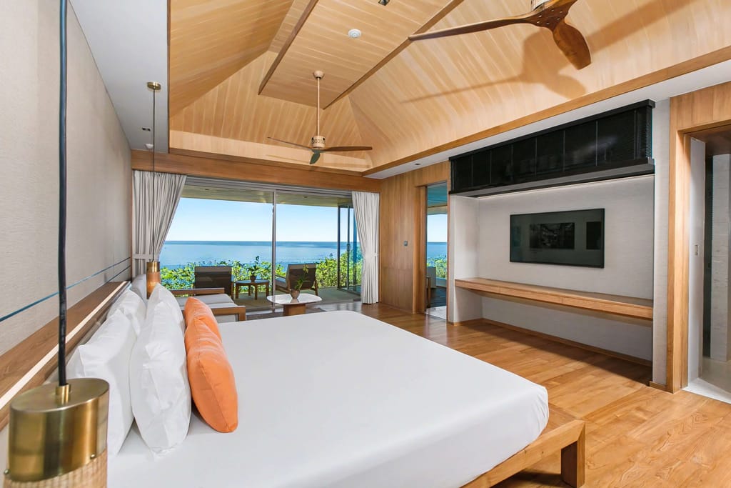 room #5 guest bedroom bed