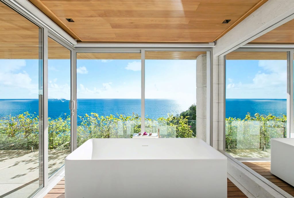 room #4 guest bedroom 3 villa cascade bath