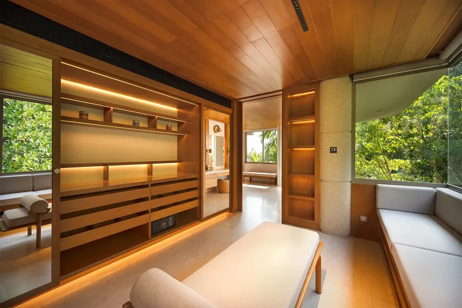 Master walk-in closet